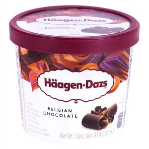 Sorvete Haagen Dazs de Chocolate Mini Cup 100ml