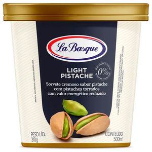Sorvete Pistache Light La Basque 500ml