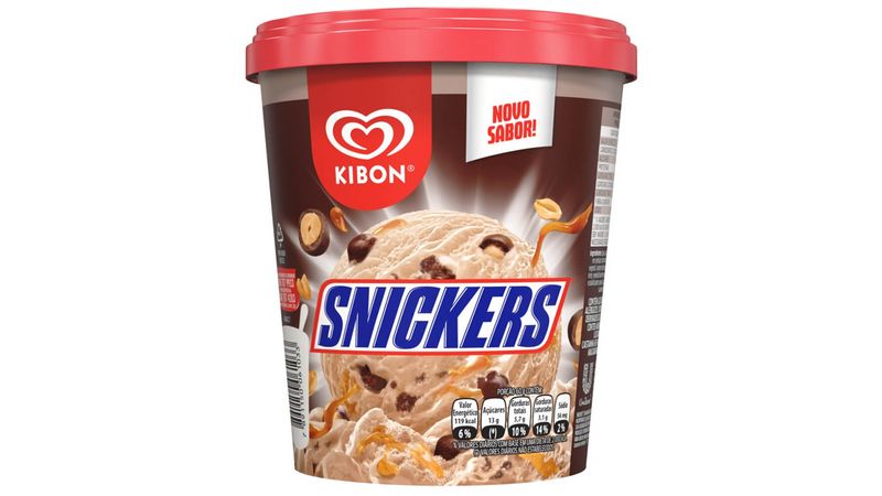 Kibon lança sorvetes com Snickers, Ovomaltine e Toddynho