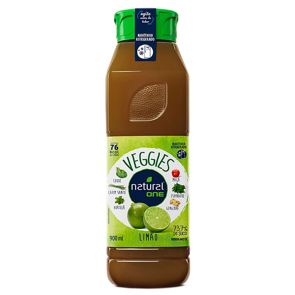 Suco Natural One Sabor Limão Siciliano Garrafa 900ml