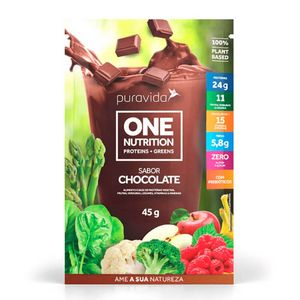 Suplemento One Nutrition sabor Chocolate Pura Vida 45g