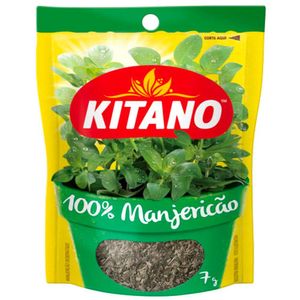 Tempero Manjericão Desidratado Kitano 7g