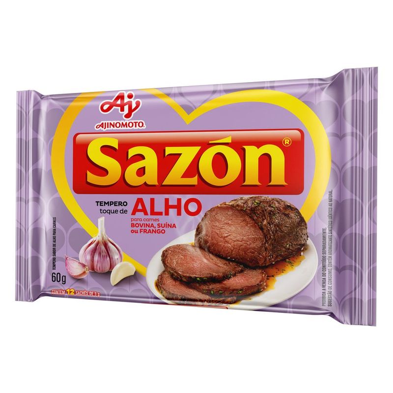 Tempero-Toque-de-Alho-Sazon-60g