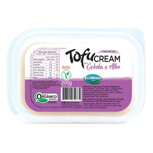 Tofu Cream Orgânico Alho e Cebola Ecobras 200g