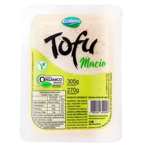 Tofu Soft Orgânico Ecobras 270g