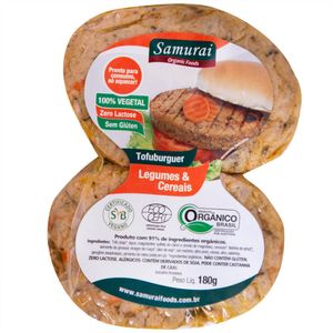 Tofuburguer de Legumes e Cereais Orgânico Samurai 180g