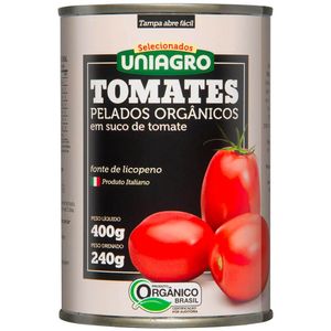 Tomate Pelado Italiano Orgânico Uniagro 240g