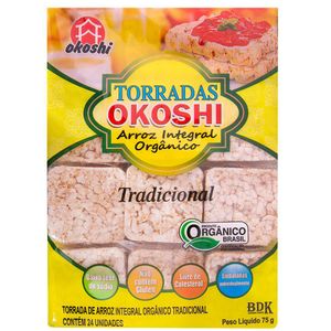 Torrada de Arroz Integral Orgânico Okoshi 75g