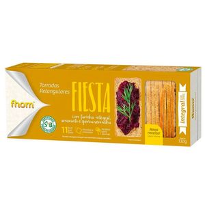 Torrada Integral Fiesta Vegano Fhom 110g