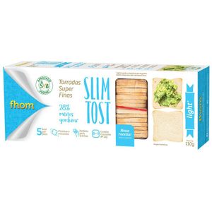 Torrada Light Slim Tost Vegano Fhom 110g
