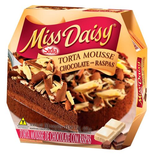 Torta Mousse de Chocolate Miss Daisy 470g
