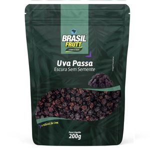 Uva Passa Escura sem Semente Brasil Frutt 200g