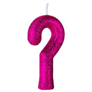 Vela de Aniversário Rosa Cintilante Regina ?