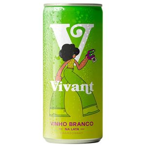 Vinho Branco Chardonnay Vivant Lata 269ml