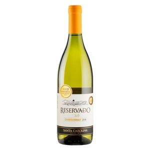 Vinho Chileno Branco Reservado Chardonnay Santa Carolina 750ml