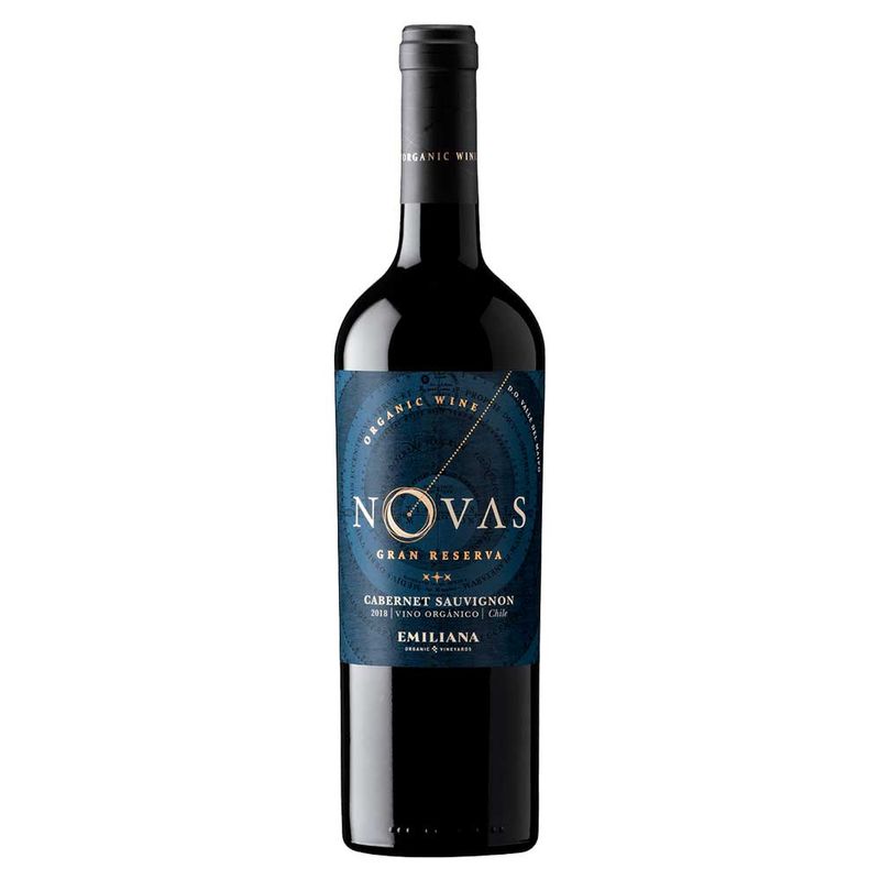 Vinho-Chileno-Tinto-Cabernet-Sauvignon-Gran-Reserve-Novas-Emiliana-750ml