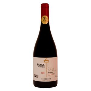 Vinho Chileno Tinto Pinot Noir Orgânico Signos de Origen Emiliana 750ml