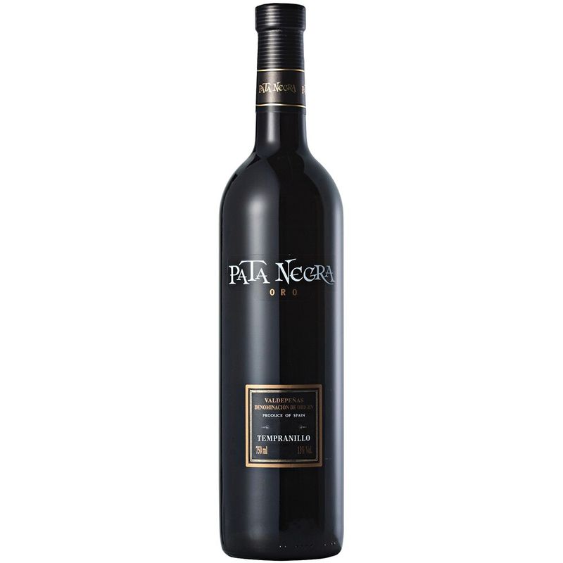 Vinho-Espanhol-Tinto-Tempranillo-Pata-Negra-Oro-750ml
