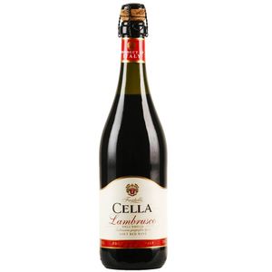 Vinho Lambrusco Italiano Seco Meio Seco Frisante Cella 750ml