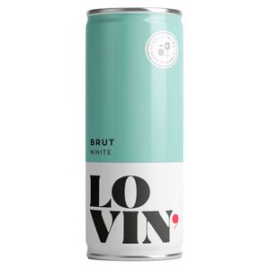 Vinho Nacional Brut Branco Lovin 269ml
