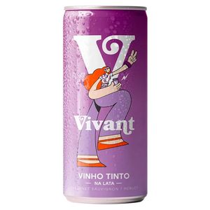 Vinho Tinto Vivant Lata 269ml