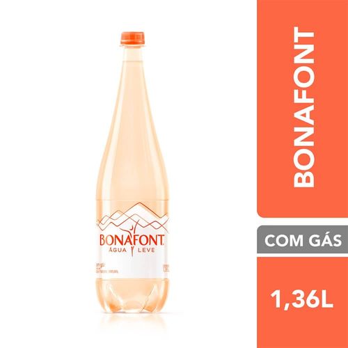 Água Mineral com Gás Bonafont 1,36 Litros