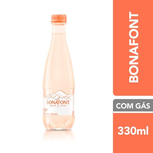 Água Mineral com Gás Bonafont 330ml