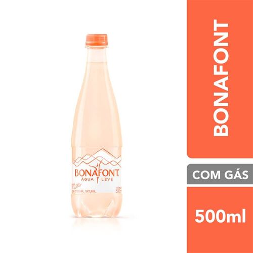 Água Mineral com Gás Bonafont 500ml