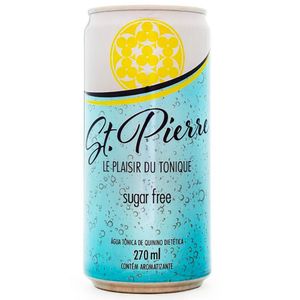 Água Tônica Sem Açúcar Saint Pierre Lata 270ml
