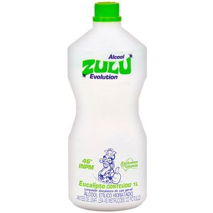 Álcool Líquido Evolution Eucalipto 46° INPM Zulu 1 Litro