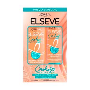 Kit Cachos Longos dos Sonhos Elseve Shampoo 375ml + Condicionador 170ml
