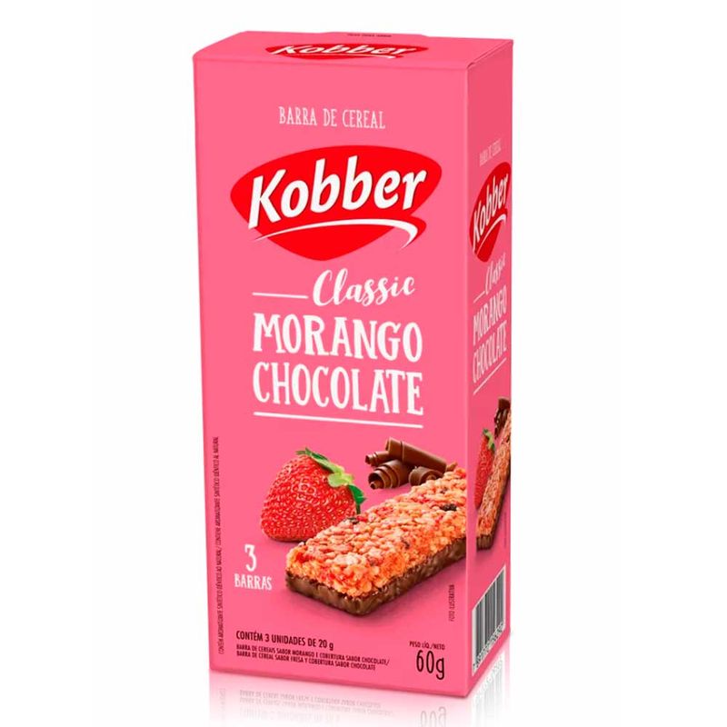 Barra-de-Cereal-Morango-E-Chocolate-Classic-Kobber-60g