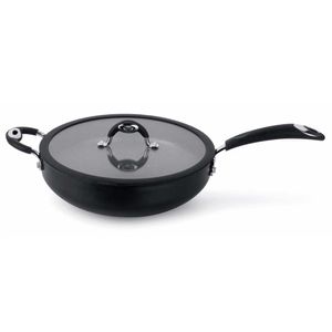 Frigideira Wok Dom Com Tampa Multiflon 30cm
