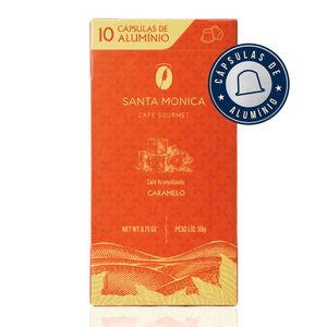 Cápsula de Café Caramelo Santa Mônica 50g com 10 Unidades