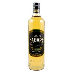 Cachaça Ouro Cabaré Garrafa 700ml