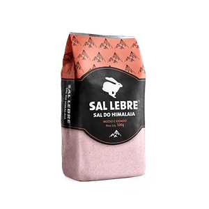 Sal do Himalaia Moído Lebre Pacote 500g