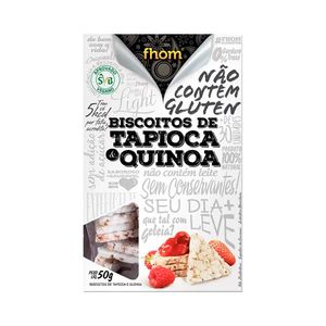 Biscoitos de Tapioca e Quinoa Fhom 50g