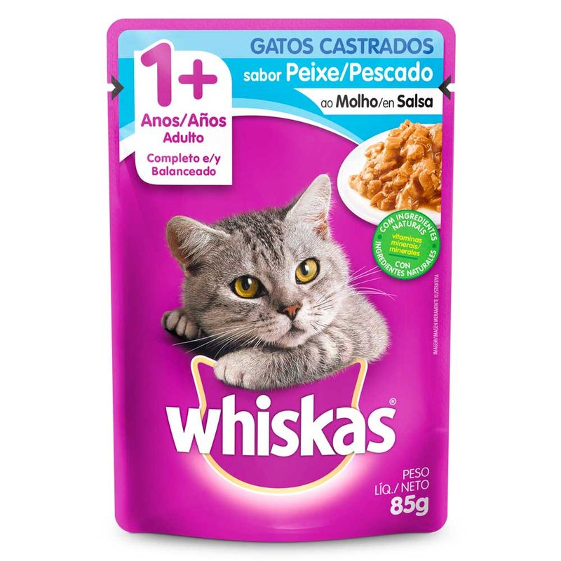racao-para-gato-castrado-sabor-peixe-ao-molho-whiskas-sache-85g