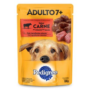 Racao para Cachorro Senior Sabor Carne ao Molho Pedigree Sache 100g