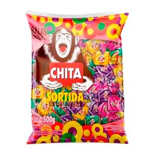 Bala chita sortida pacote 500g