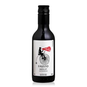 Vinho Nacional Tinto Seco Merlot Fausto 187ml