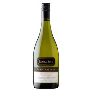 Vinho Chileno Chardonnay Gran Reserva Santa Ema 750ml