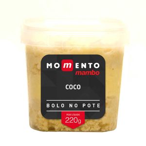 Bolo no Pote Coco Momento Mambo 220g