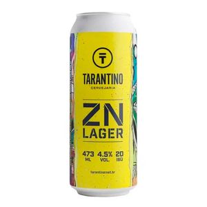 Cerveja ZN Lager Tarantino Lata 473ml