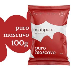 Pipoca Puro Mascavo Mais Pura 100g