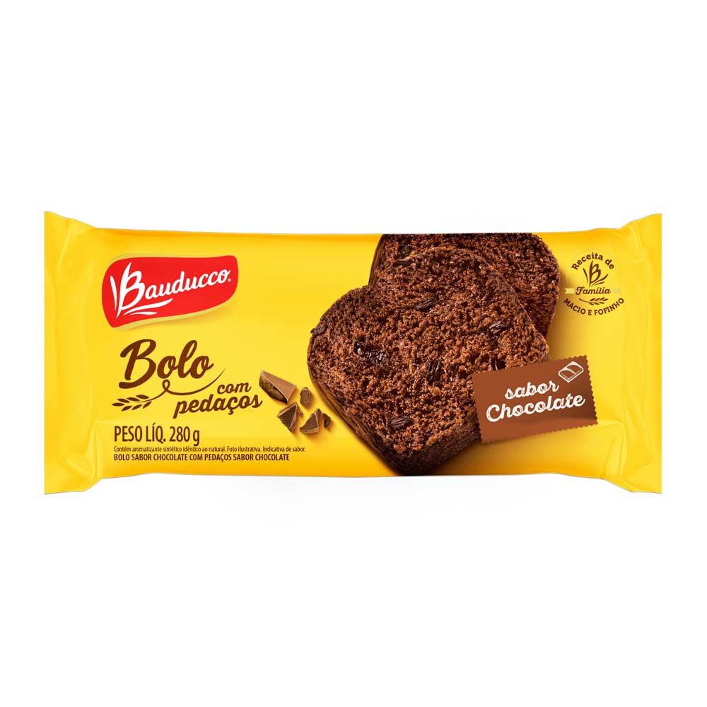 Bolo de Chocolate Bauducco 280g Mambo Supermercado São Paulo