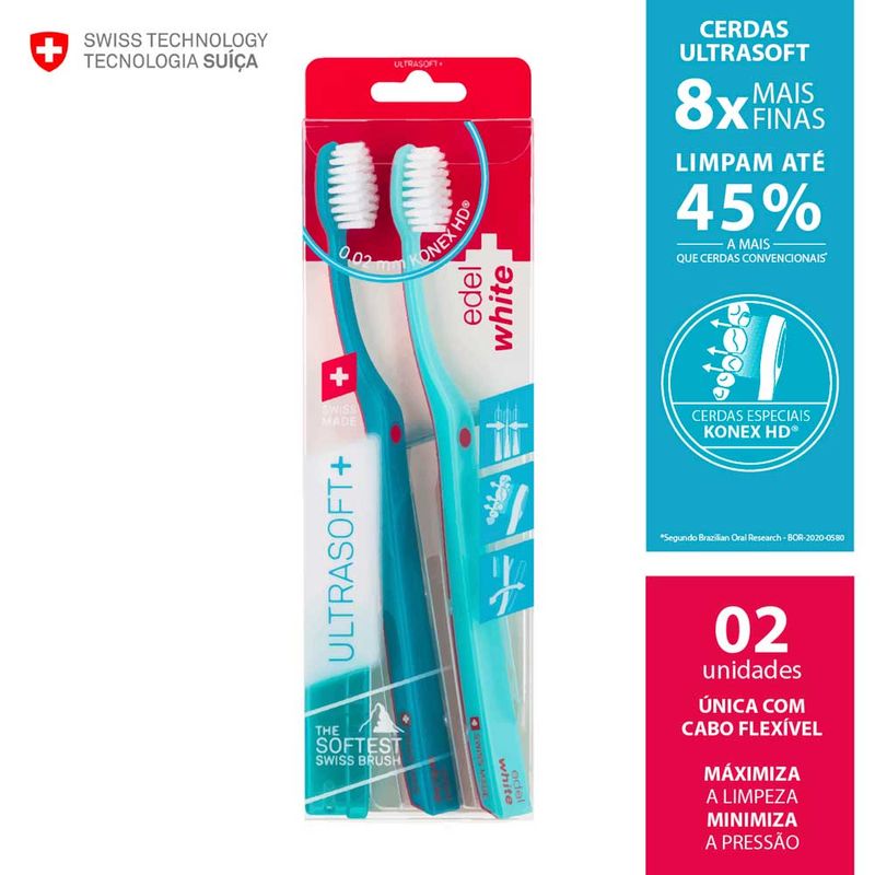 kit-escova-dental-ultrasoft-edel-white