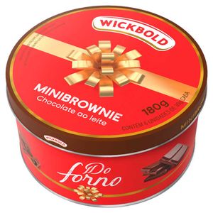Mini Brownie Wickbold Lata 180g