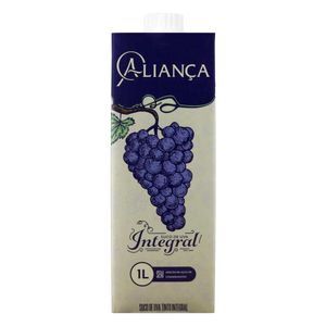 Suco Integral Uva Tinto Nova Aliança 1L