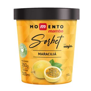 Sorbet Maracujá Vegano Momento Mambo 500ml
